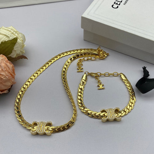 Celine Chain 18K Gold Necklace