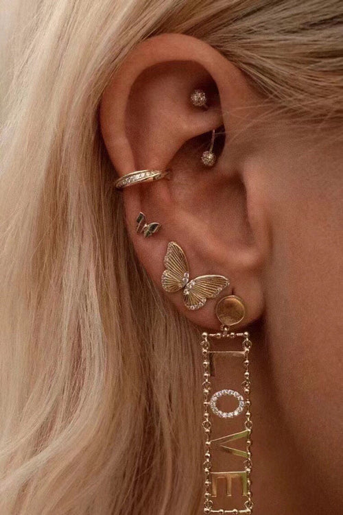 Celine LOVE Diamonds 18K Gold Earrings